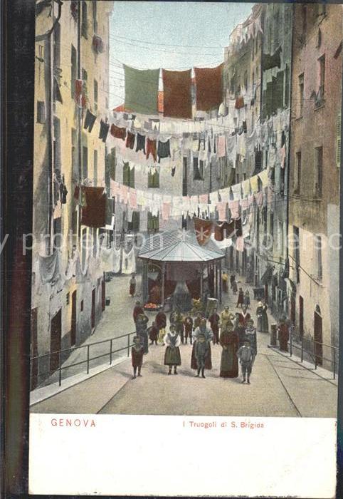 Genova Genua Liguria Strassenpartie