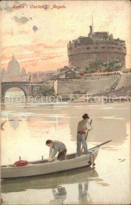 Roma Rom Castel S. Angelo Kuenstlerkarte