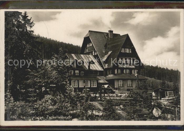 Riesengebirge Krkonose Karkonosze Zackelfallbaude