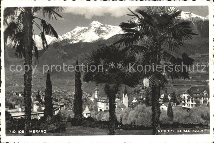 Merano Meran Ortsansicht