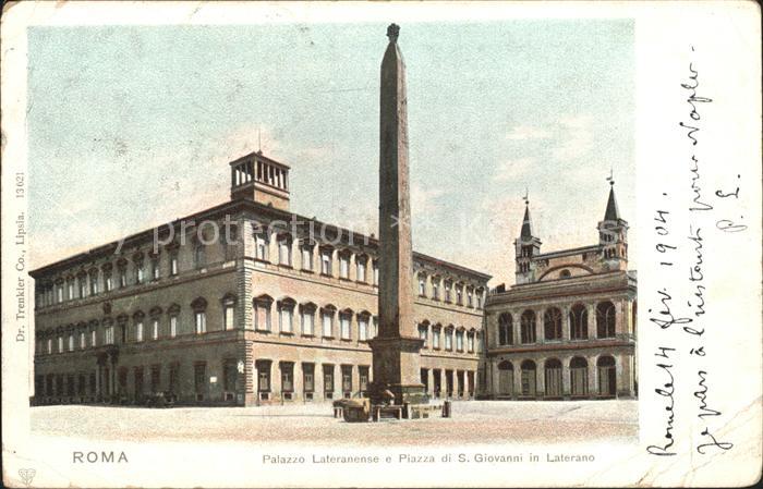 Roma Rom Palazzo Lateranense e Piazza di San Giovanni in Laterno