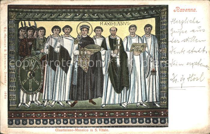 Ravenna Italia Giustiano Musaico in San Vitale