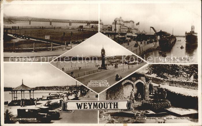 Weymouth Dorset New Bowling Green Channel Islands Boat Pavilion Theatre Showing