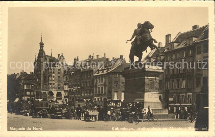 Kobenhavn Hojbroplads og Absalons Monument
