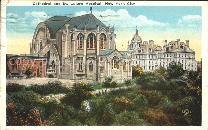 New York City Cathedral and St Lukes Hospital