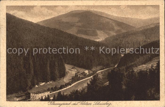 Klessen Klessengrund mit Glatzer Schneeberg