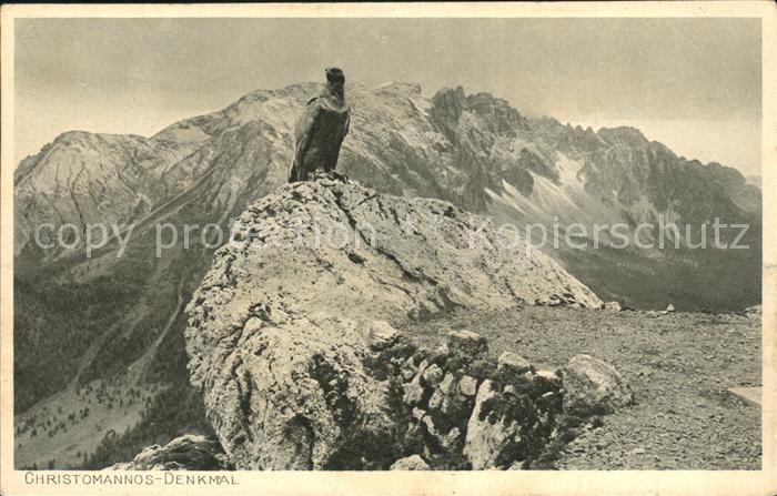 Karerpass Suedtirol Christomannos Denkmal