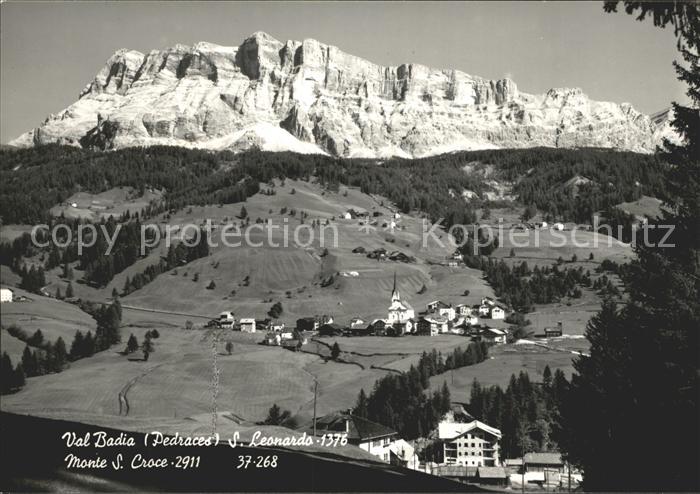 Pedraces Val Badia S Leonardo Monte S Croce