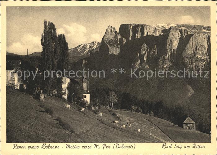 Renon Ritten Motivo verso M Pez Dolomiti