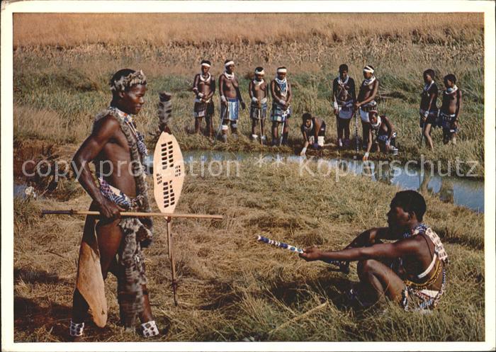 Suedafrika Southafrica RSA Tribal Ceremony Nkandhla Zululand