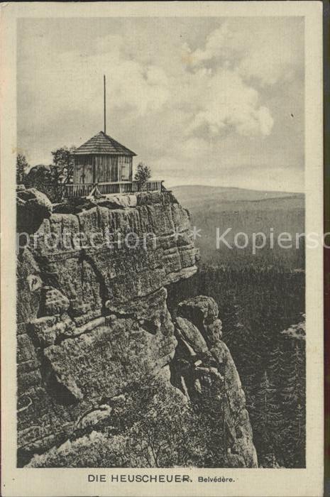 Glatz Niederschlesien Die Heuscheuer Belvedere