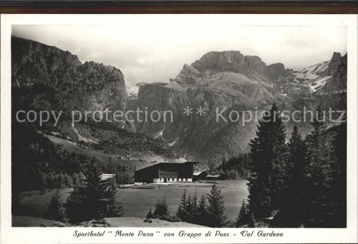 Val Gardena Sporthotel Monte Pana con Gruppo di Puez