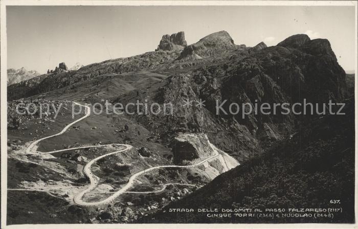 Dolomiti Strada delle Dolomiti al Passo Falzarego