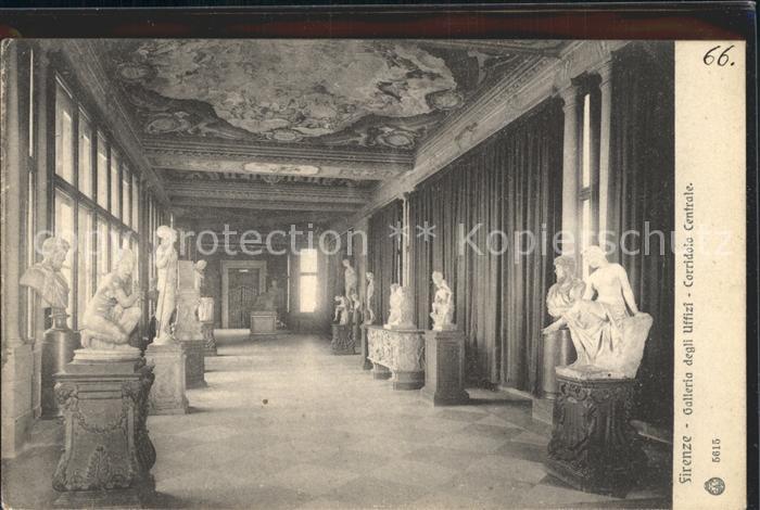 Firenze Florenz Galleria degli Uffizi Corridoio Centrale
