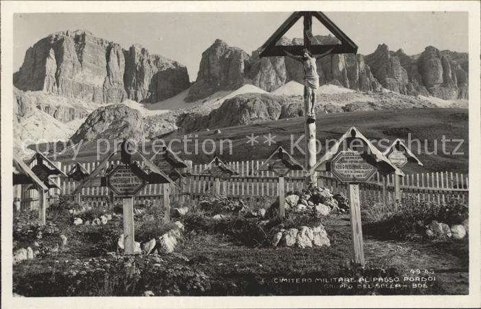 Passo Pordoi Cimitero Militare Gruppo del Sella