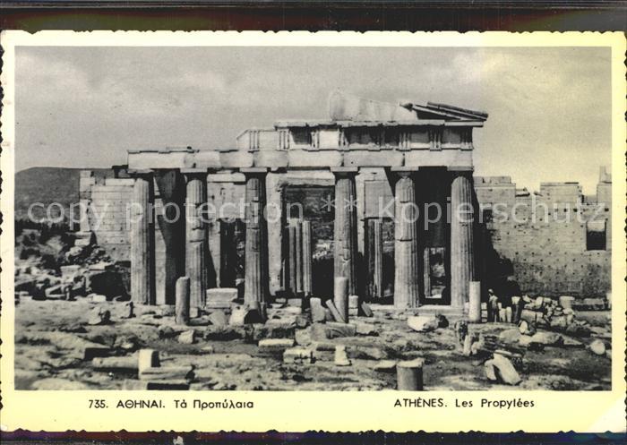 Athenes Athen Les Propylees