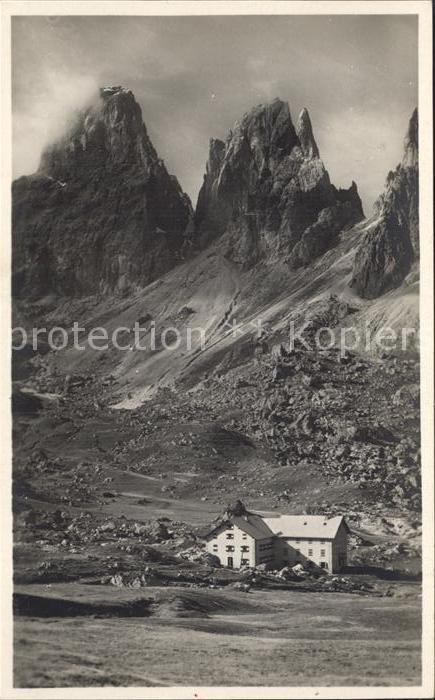 Sellajoch Rifugio Sella col Sasso Levante