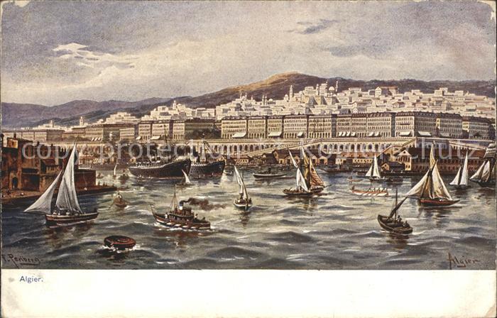 Algiers Hafenpartie Mittelmeer