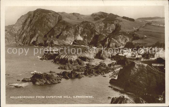 Ilfracombe North Devon Hillsborough from Capstone Hill