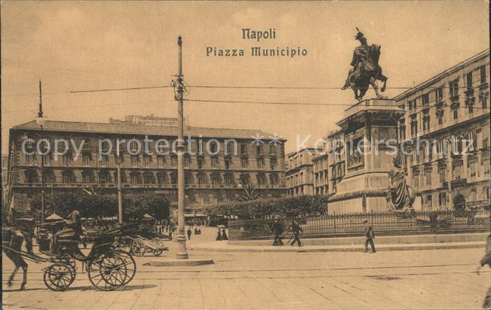 Napoli Neapel Piazza Municipio