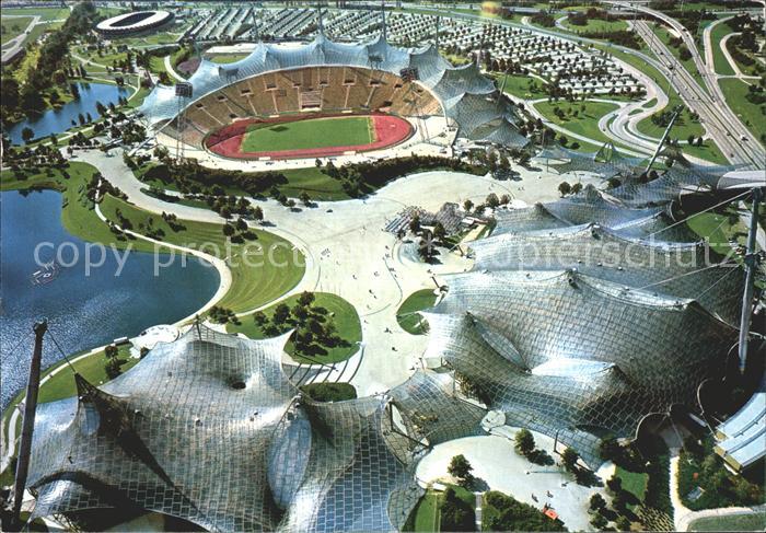 Olympia Muenchen Olympiaturm Olympiasee