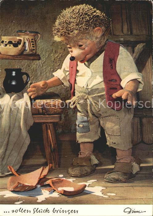 Mecki Nr. 309 Scherben Vase Glueck