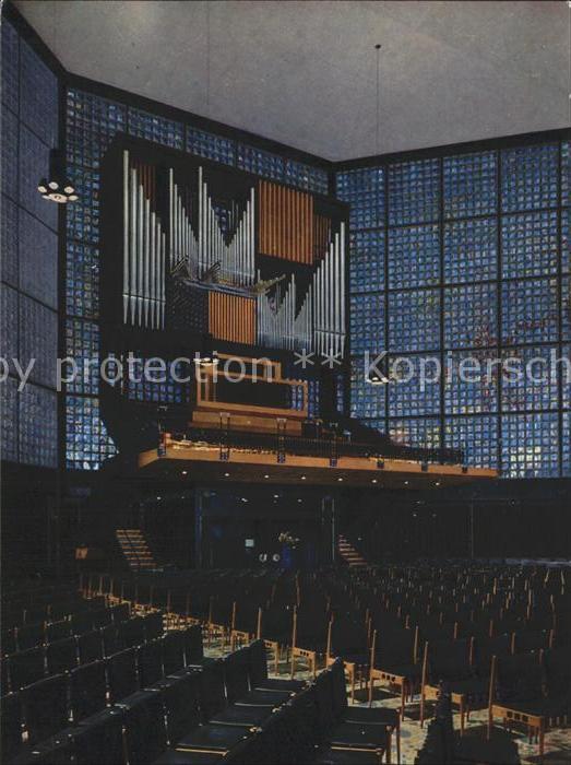 Kirchenorgel Kaiser-Wilhelm-Gedaechtniskirche Berlin Schuke-Orgel
