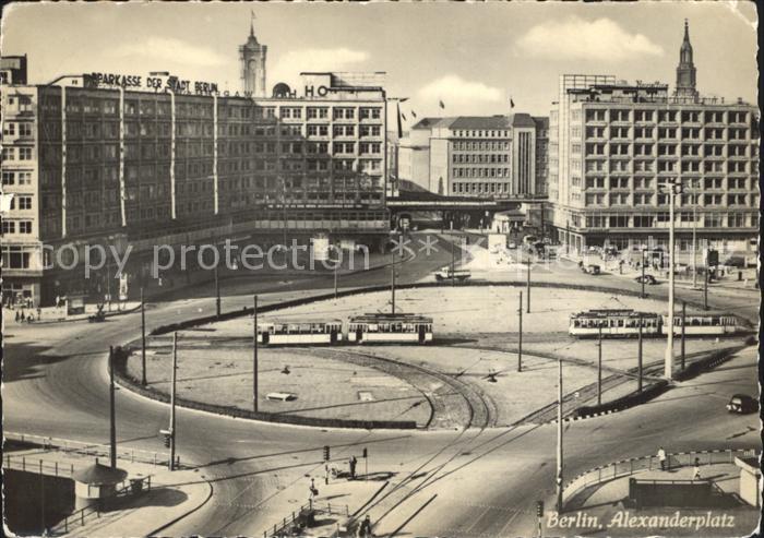 Strassenbahn Berlin Alexanderplatz