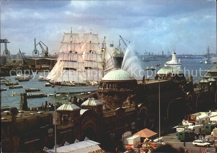 Segelschiffe Segelschulschiff Gorch Fock Hamburg Hafen