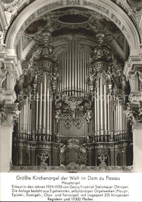 Kirchenorgel Dom Passau