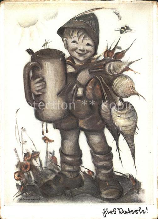 Hummel Nr. 5233 Fuers Vaterle Bierkrug Rueben