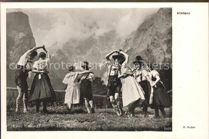 Tanz Taenzer Almtanz Foto-h.-Huber-Nr. 5629