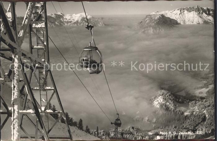 Foto Zeitz F.G. Nr. 1030 Jennerseilbahn Koenigssee