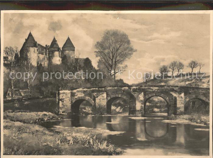 Verlag HDK Nr. 436 Josef Buerger Die alte Bruecke