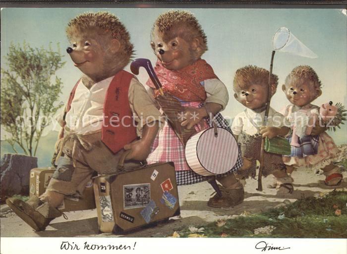 Mecki Nr. 304 Reise Koffer Schmetterlingsnetz