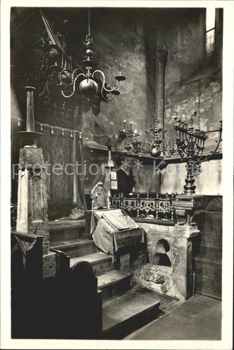 Praha Prahy Prague Synagoge mit Bundeslade