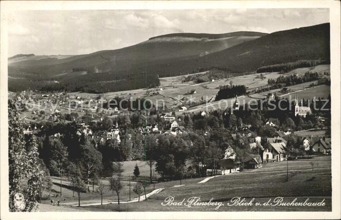 Bad Flinsberg Swieradow Zdroj Totalansicht von der Buchenbaude
