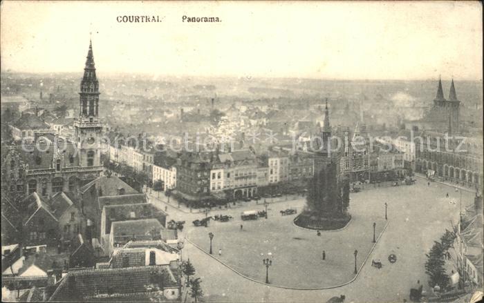 Courtrai KORTRIJK Flandre Belgie Totalansicht