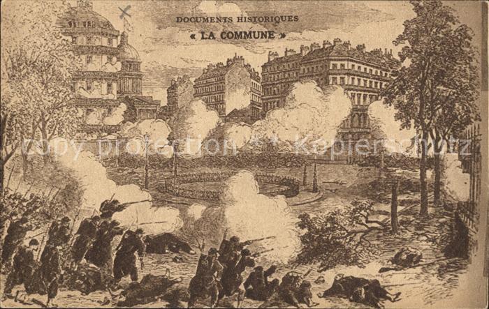 Paris Attaque de la Barricade du Pantheon