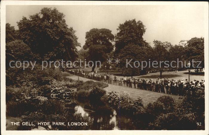 London The Dell Hyde Park
