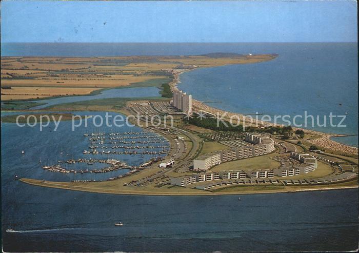 Fehmarn Strand Burgtiefe Fliegeraufnahme