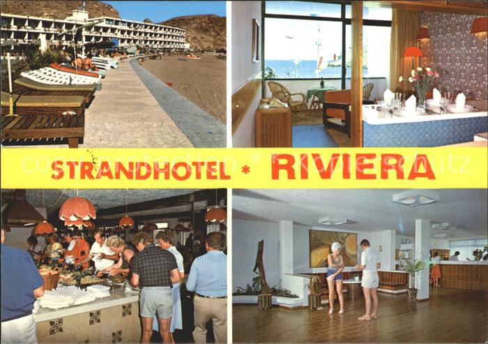 Playa del Cura Gran Canaria Strandhotel Riviera Zimmer Bueffet Hotelhalle