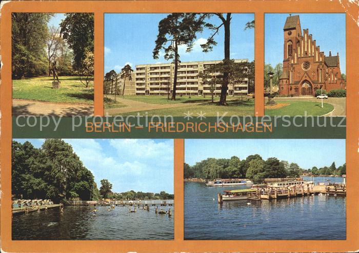 Friedrichshagen Berlin Mueggelpark Werlseestr Christophorus Kirche Seebad Anlege