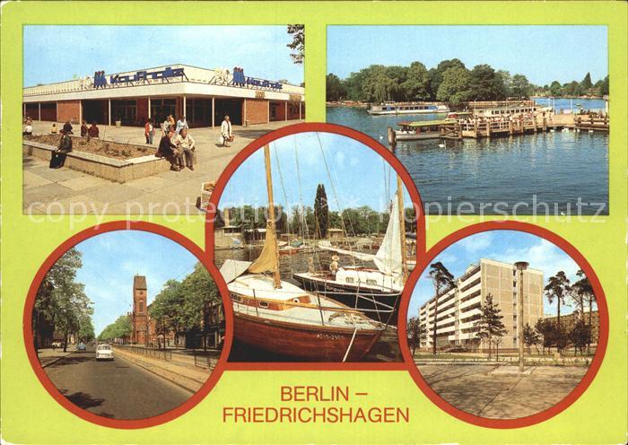 Friedrichshagen Berlin Kaufhalle Anlegestelle Weisse Flotte Boelschestr Seglerha