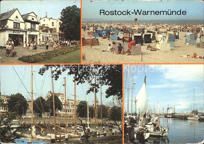 Rostock-Warnemuende Am Strom Strand Am Alten Strom Hafenpartie