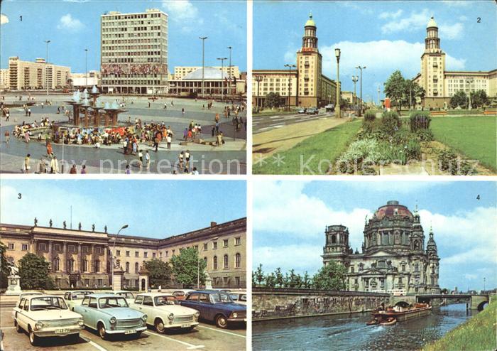 BERLIN  CITY Alexanderplatz Frankfurter Tor Humboldt Universitaet Dom