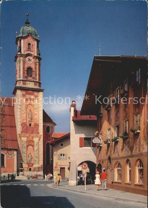 Mittenwald Bayern Obermarkt Kirche