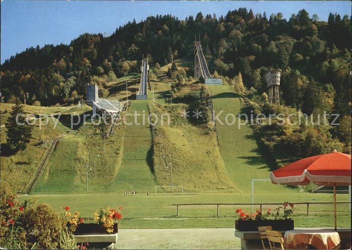 GARMISCH-PARTENKIRCHEN Bayern Olympia Skistadion Sprungschanzen