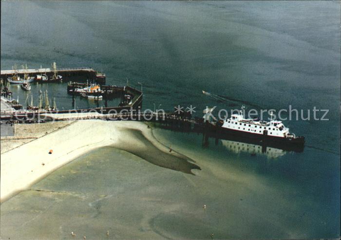 List Sylt Hafen Dampfer Fliegeraufnahme