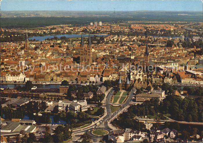 LueBECK  CITY Fliegeraufnahme